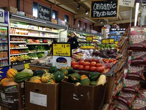 Hardester’s stores around Lake County, Calif., feature Leonardis Organics’ winter squash provided through Lake Co-op. Photo courtesy of the Lake Co-op. leonardissquash