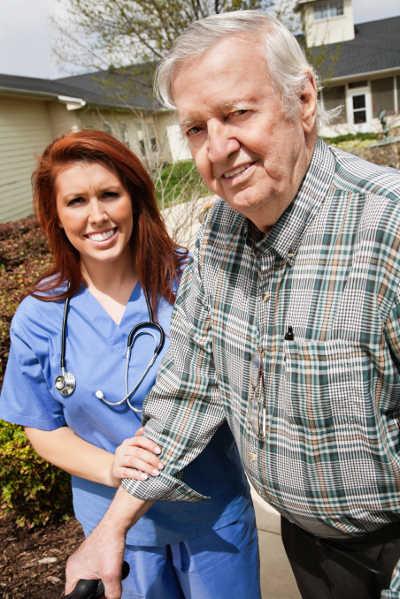 Hospice Services of Lake County, Calif., works to bring support to terminally ill patients and their families. Courtesy photo. hospicepatient