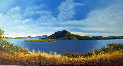 The work of plein air painter Ray Farrow of Kelseyville, Calif., will be on display throughout April 2013 at the Lake County Wine Studio in Upper Lake, Calif. rayfarrowkonocti