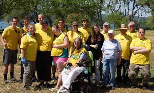 Volunteers at the annual spring cleanup in the city of Clearlake, Calif., on Saturday, April 27, 2013. Photo by Beth-Katherine Kaiman. 042713cleanupvolunteers