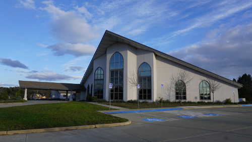 The Seventh-day Adventist Church in Lakeport, Calif., has once again become a shelter for those displaced by a natural disaster, opening as an evacuation shelter on Monday, February 20, 2017, after hundreds of residents were ordered to evacuate in the city of Lakeport, Calif. Photo by Elizabeth Larson/Lake County News. 022417lakeportsdachurch