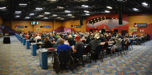 More than 250 senior citizens enjoyed the inaugural Senior Summit on Saturday, April 1, 2017, in Nice, Calif. Photo courtesy of Ron Keas. 040117seniorsummitpanorama