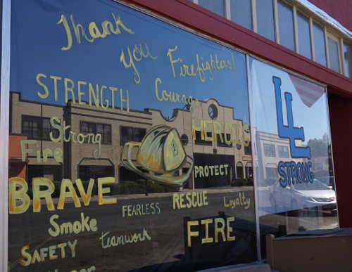 Lake County Fire continues its work in Clayton fire recovery effort 082816lowerlakefiresign