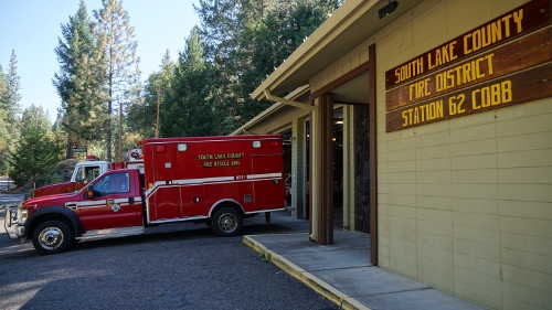 Measure B, which appears on the Tuesday, November 8, 2016, ballot, proposes to raise the appropriations limit for the South Lake County Fire Protection District. Photo by Elizabeth Larson/Lake County News. 091116southlakefirecobbstation