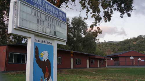 Measure A, which appears on the Tuesday, November 8, 2016, ballot, aims to bring in money to modernize facilities and infrastructure at Lucerne Elementary School District in Lucerne, Calif. Photo by Elizabeth Larson/Lake County News. 101716lucerneelementary
