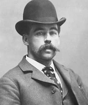 Serial killer H.H. Holmes. Public domain image. historyhhholmes