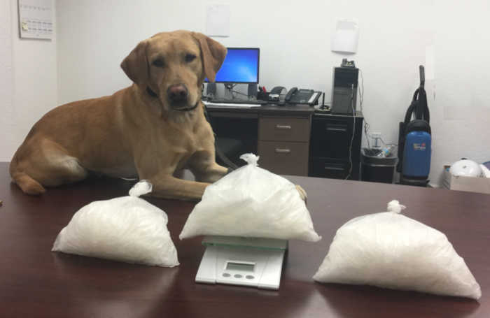 Deputy’s traffic stop leads to seizure of 6 pounds of crystal meth
