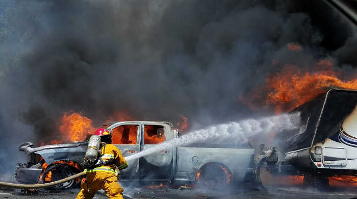 REGIONAL: Grade fire burns in Redwood Valley, sends large amounts of smoke to Lake County