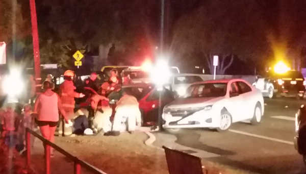 Injuries reported in Halloween-night crashes