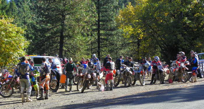 The Cowbell Enduro motorcycle event in 2014. Photo courtesy of Mendocino National Forest. Mendocino National Forest welcomes Cowbell Enduro motorcycle event Nov. 4