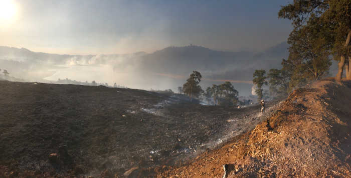 Sulphur fire size grows; evacuations remain in place