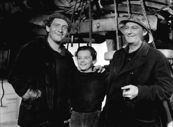 From left, Spencer Tracy, Freddie Bartholomew and Lionel Barrymore in the 1937 classic, “Captains Courageous.” Courtesy photo. Soper Reese Theatre screens ‘Captains Courageous’ Sept. 12