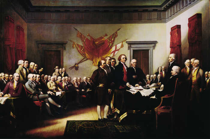 The signing of the Declaration of Independence. Courtesy image. This Week in History: The Declaration of Independence